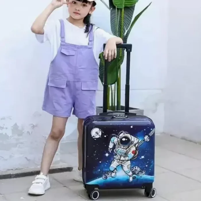 چمدان کودک مدل فضانورد کد P/M01/J