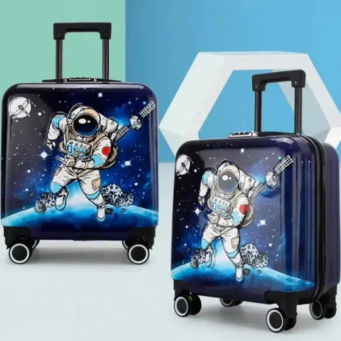 چمدان کودک مدل فضانورد کد P/M01/J