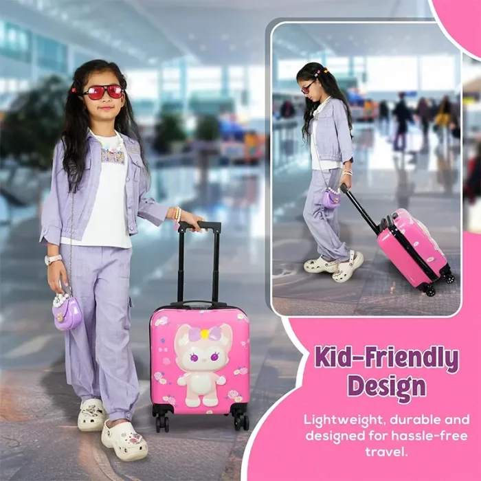 چمدان کودک مدل گربه کد P/M01/K