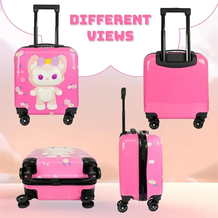 چمدان کودک مدل گربه کد P/M01/K