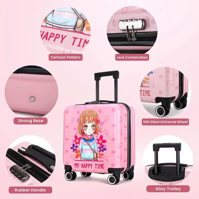 چمدان کودک مدل دختر کد P/M01/M