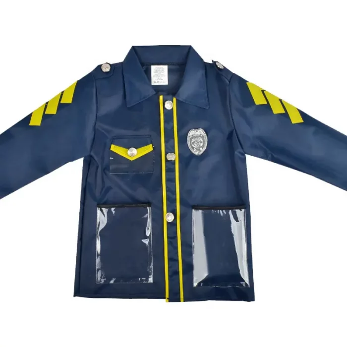 لباس مشاغل کودک پلیس با لوازم کامل کد P012A