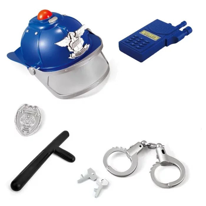 لباس مشاغل کودک پلیس با لوازم کامل کد P012A