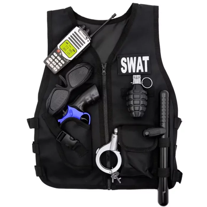 لباس مشاغل کودک یگان ویژه با لوازم کامل کد S012A