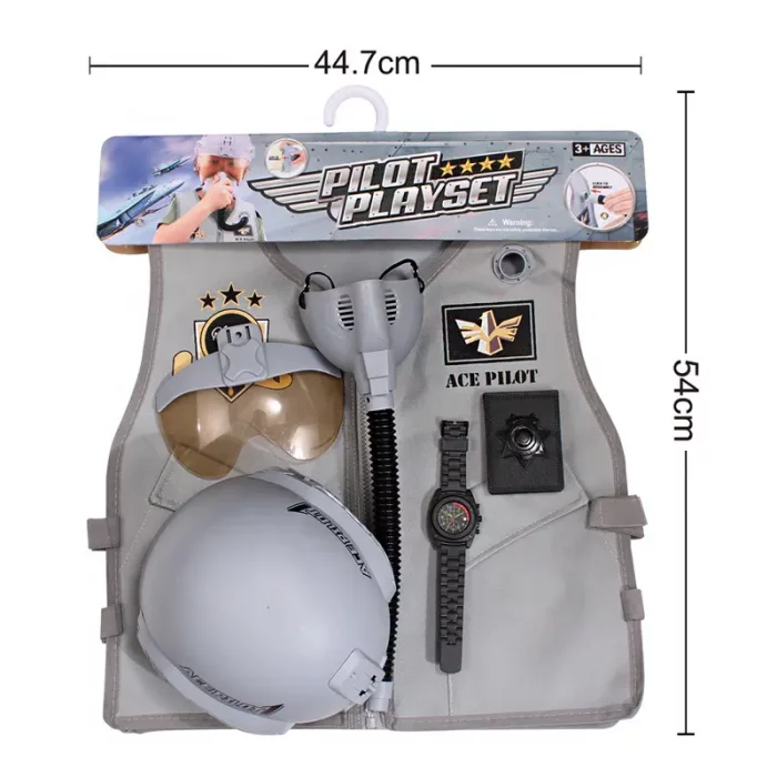 لباس مشاغل کودک خلبان با لوازم کد A022