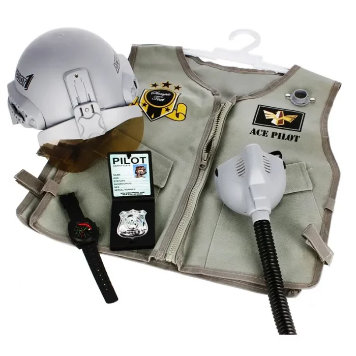 لباس مشاغل کودک خلبان با لوازم کد A022