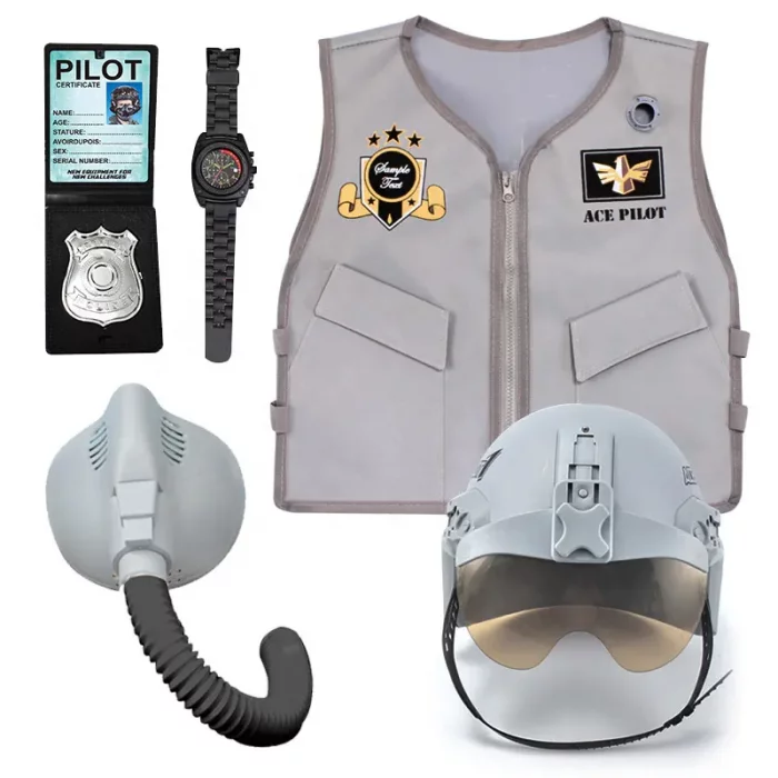 لباس مشاغل کودک خلبان با لوازم کد A022