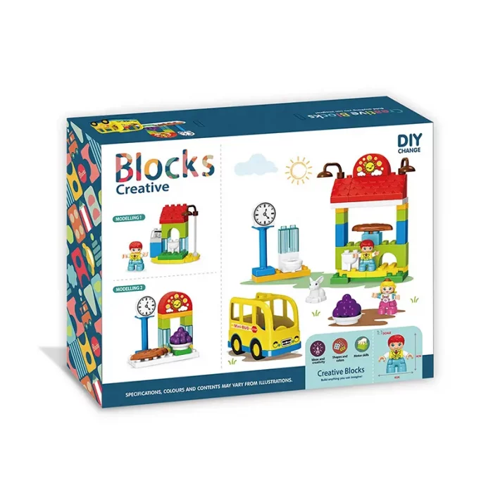 اسباب بازی لگو دوپلو 47 تکه مدل ایستگاه اتوبوس کد 188A12