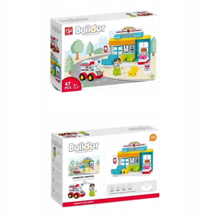 اسباب بازی لگو دوپلو 47 تکه مدل بیمارستان کد 188A56