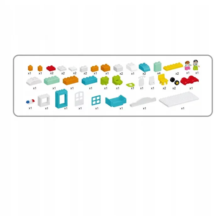 اسباب بازی لگو دوپلو 47 تکه مدل بیمارستان کد 188A56