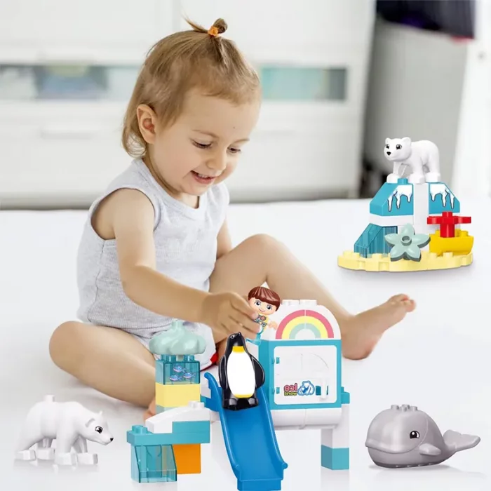 اسباب بازی لگو دوپلو 43 تکه مدل قطب کد 188A65