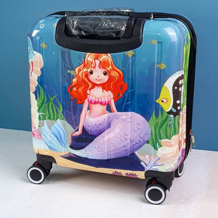 چمدان کودک مدل پری دریایی کد P/M01/L