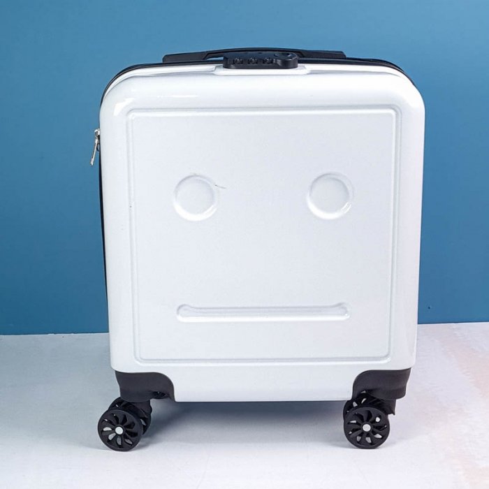چمدان کودک مدل برجسته رنگ سفید کد P/M01/SE