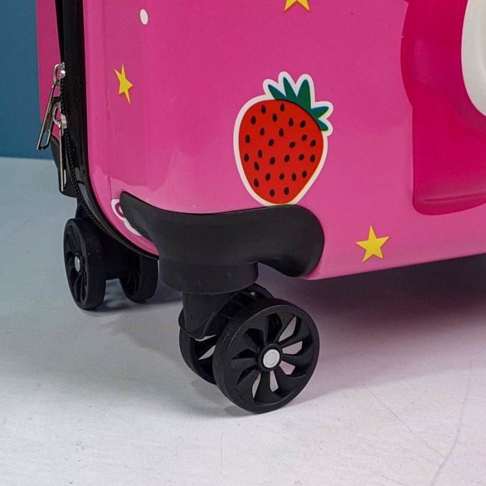 چمدان کودک مدل خرس صورتی کد P/M01/O