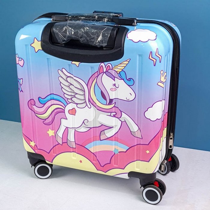 چمدان کودک مدل اسب یونیکورن کد P/M01/B