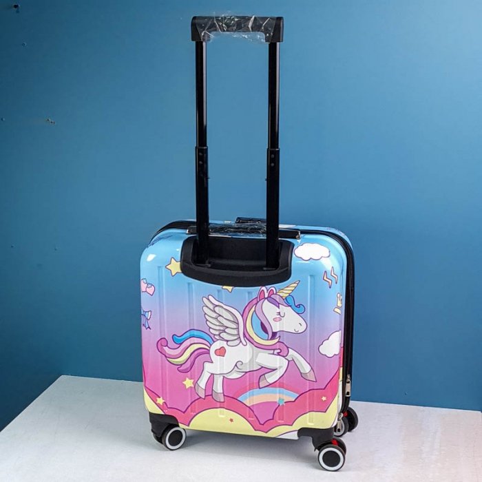 چمدان کودک مدل اسب یونیکورن کد P/M01/B