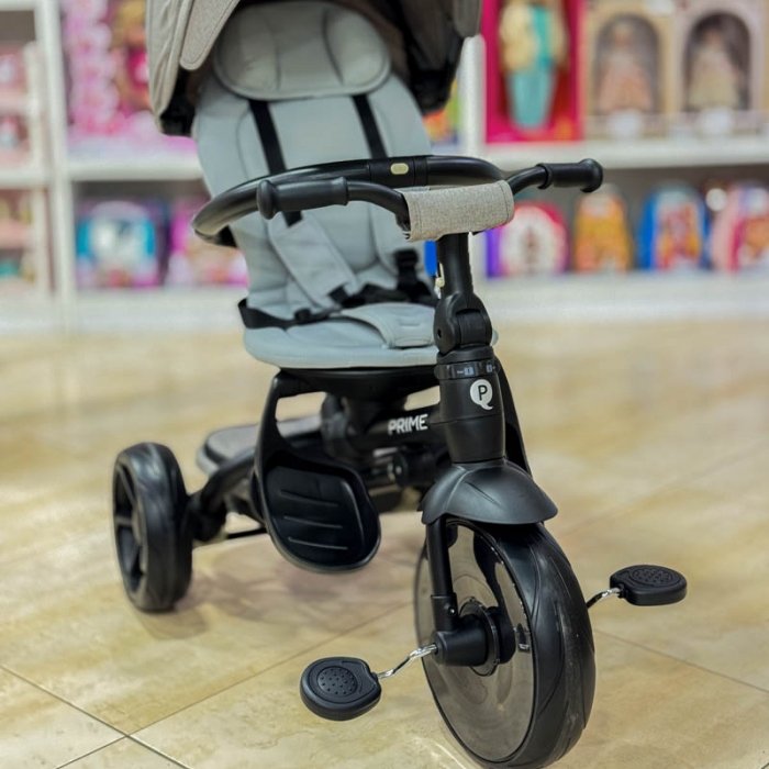 سه چرخه کودک 6 در 1 پلی کیدز مدل Play Kids Prime رنگ طوسی کد 624542
