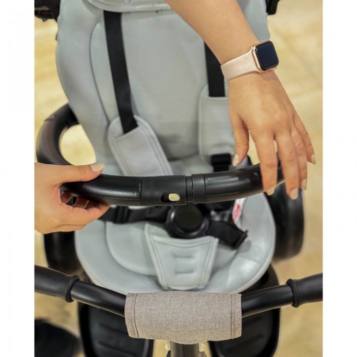 سه چرخه کودک 6 در 1 پلی کیدز مدل Play Kids Prime رنگ طوسی کد 624542