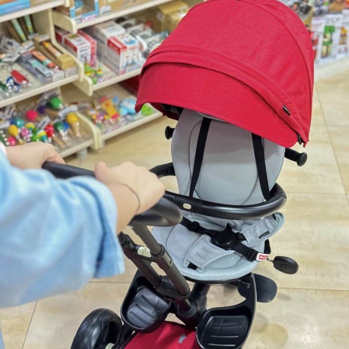 سه چرخه کودک 6 در 1 پلی کیدز مدل Play Kids Prime رنگ قرمز کد 3852519