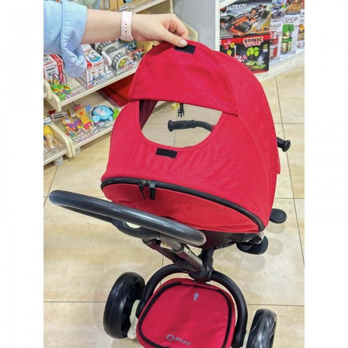 سه چرخه کودک 6 در 1 پلی کیدز مدل Play Kids Prime رنگ قرمز کد 3852519