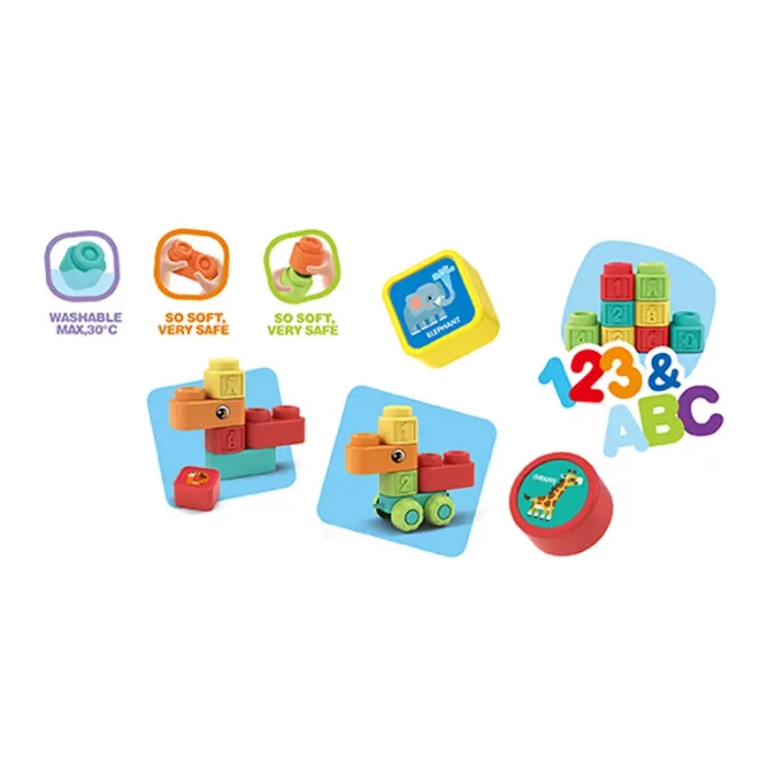 لگو نرم 56 تکه کیفی کد 6125