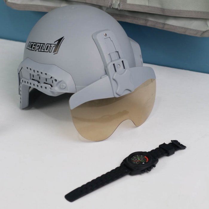 لباس مشاغل کودک خلبان با لوازم کد A022