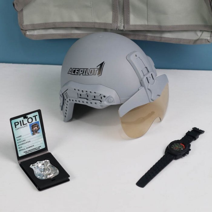 لباس مشاغل کودک خلبان با لوازم کد A022