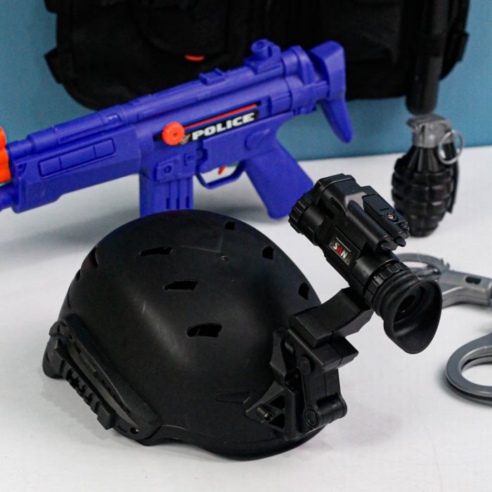 لباس مشاغل کودک یگان ویژه با لوازم کامل کد S012A