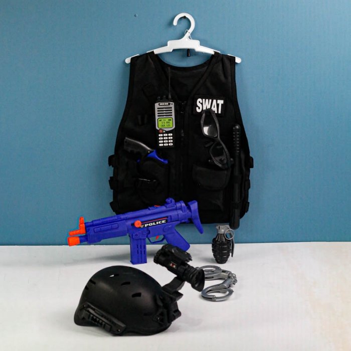 لباس مشاغل کودک یگان ویژه با لوازم کامل کد S012A