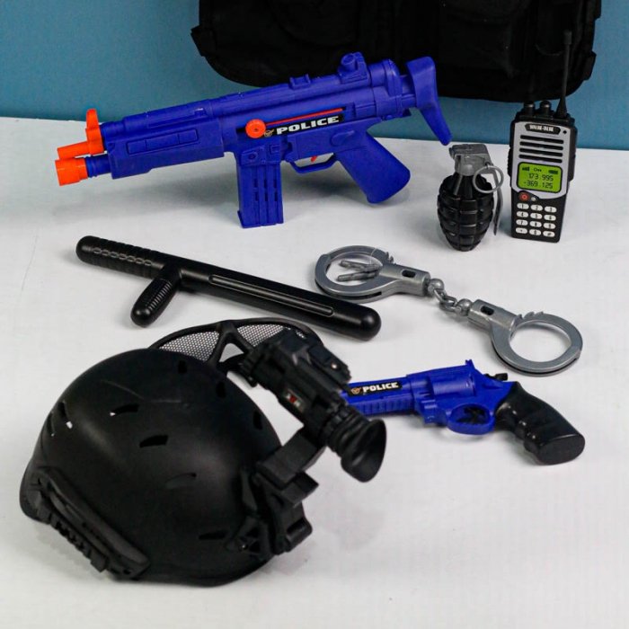 لباس مشاغل کودک یگان ویژه با لوازم کامل کد S012A