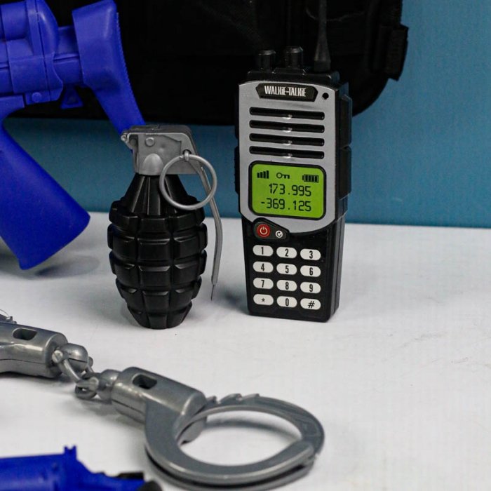 لباس مشاغل کودک یگان ویژه با لوازم کامل کد S012A