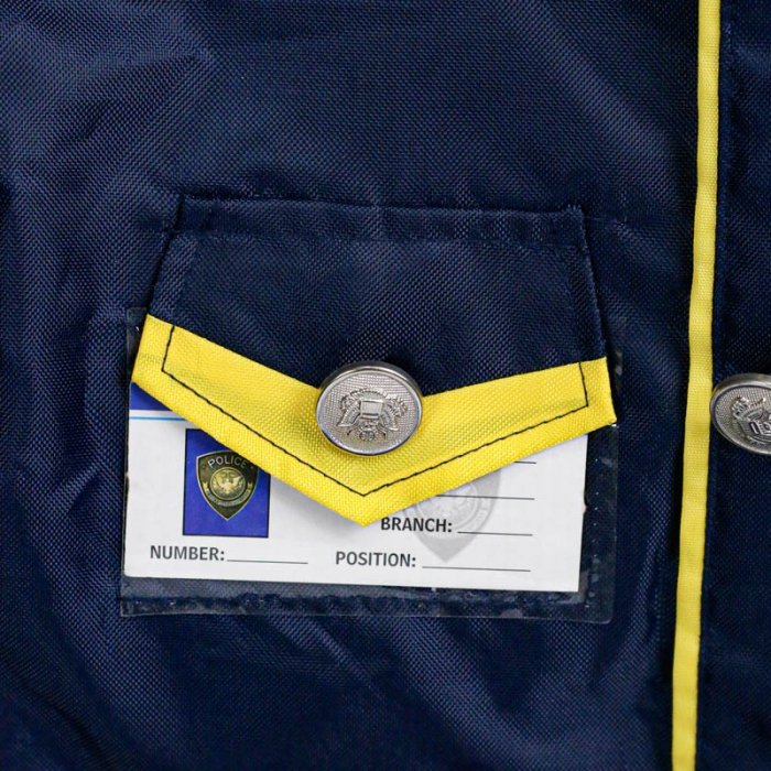 لباس مشاغل کودک پلیس با لوازم کامل کد P012A