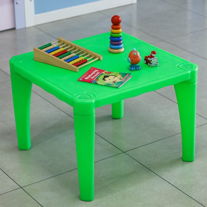 میز کودک مهر رنگ سبز مدل P/7006/SA