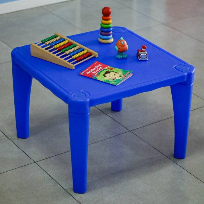 میز کودک مهر رنگ آبی مدل P/7006/AB