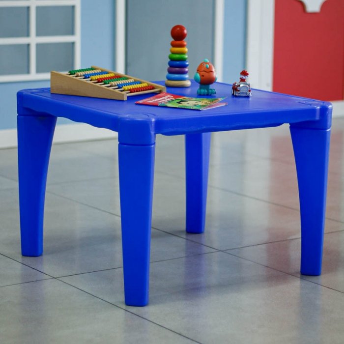 میز کودک مهر رنگ آبی مدل P/7006/AB