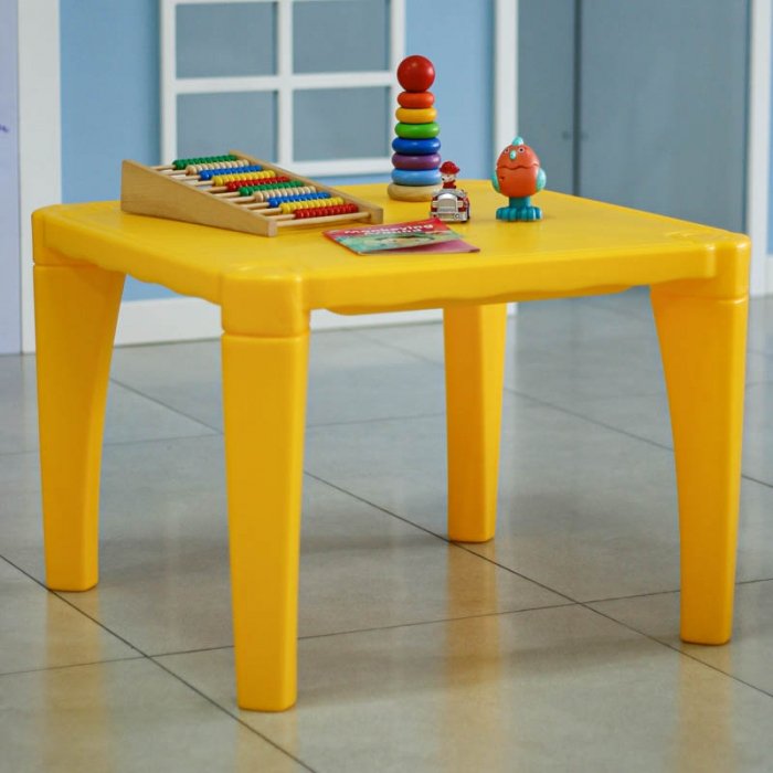 میز کودک مهر رنگ زرد مدل P/7006/ZA