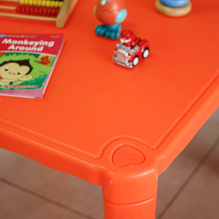 میز کودک مهر رنگ نارنجی مدل P/7006/NA
