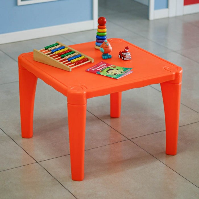 میز کودک مهر رنگ نارنجی مدل P/7006/NA