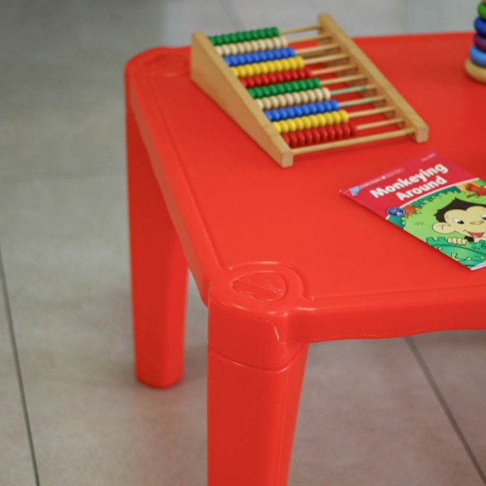 میز کودک مهر رنگ قرمز مدل P/7006/GH