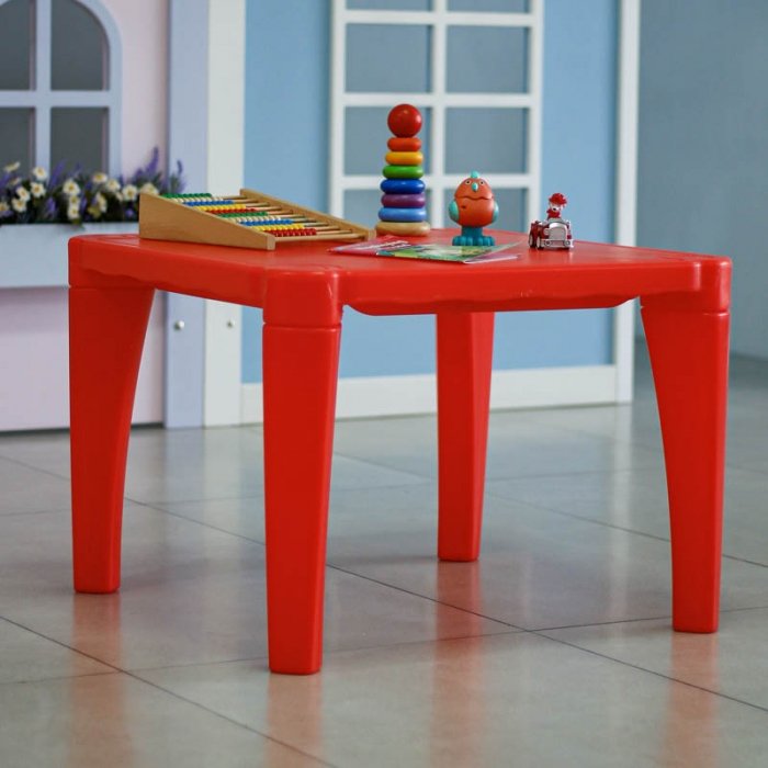 میز کودک مهر رنگ قرمز مدل P/7006/GH