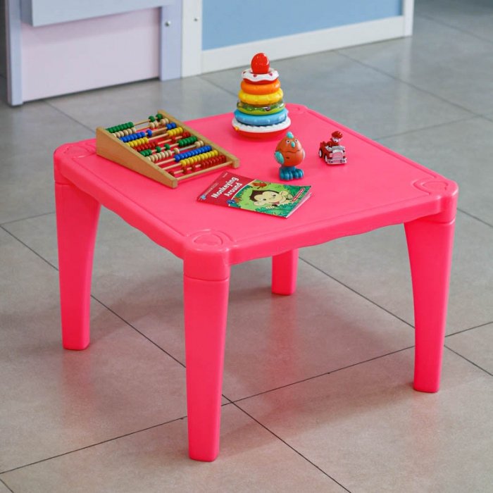میز کودک مهر رنگ صورتی مدل P/7006/SU