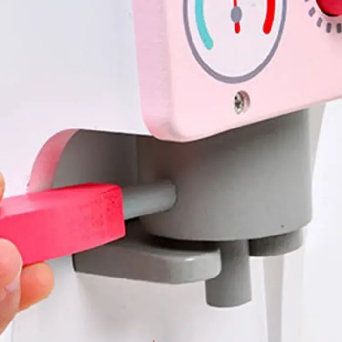 اسباب بازی قهوه ساز چوبی صورتی کد BL20115