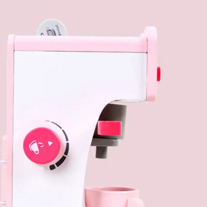 اسباب بازی قهوه ساز چوبی صورتی کد BL20115