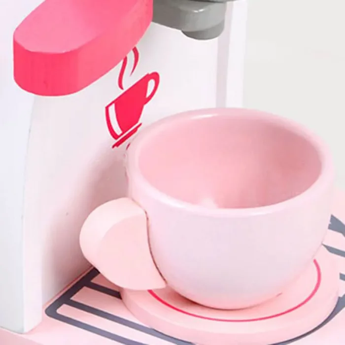 اسباب بازی قهوه ساز چوبی صورتی کد BL20115