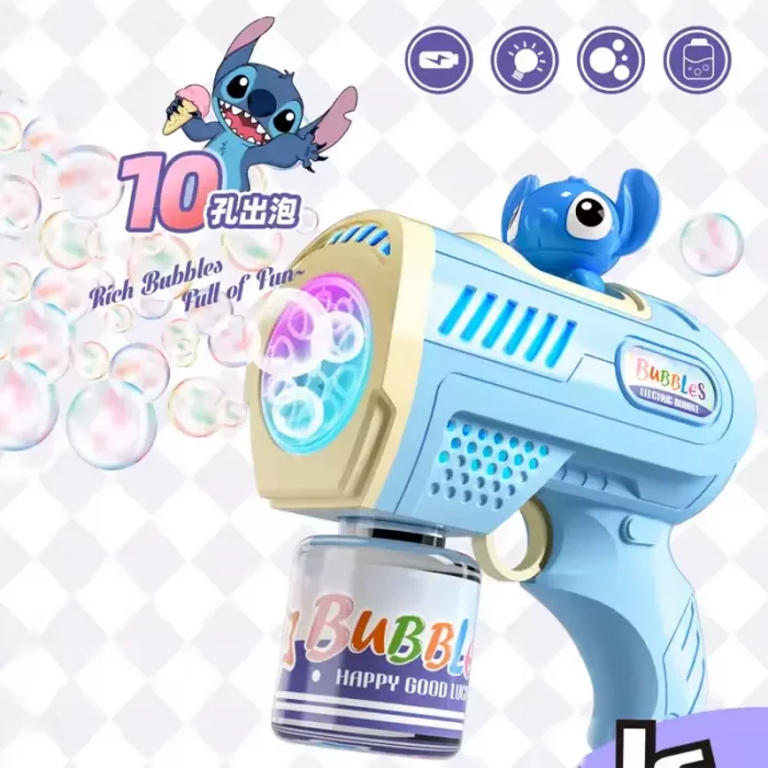 اسباب بازی تفنگ حباب ساز مدل استیچ کد 1987