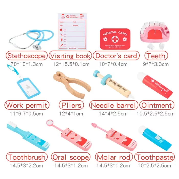 اسباب بازی دندانپزشکی چوبی کد SSG5870