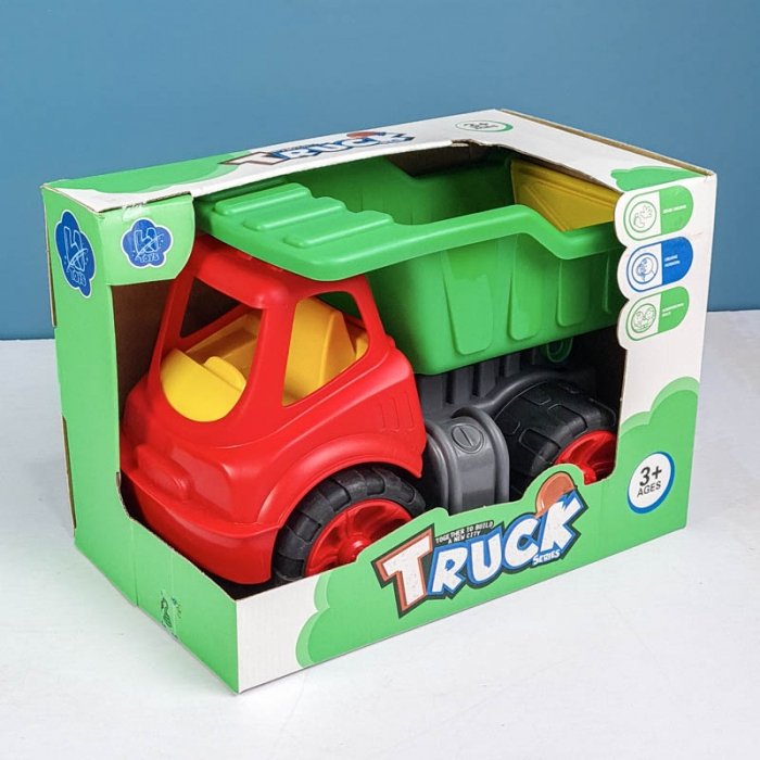 اسباب بازی کامیون خاکریز رنگ قرمز سبز کد k11B