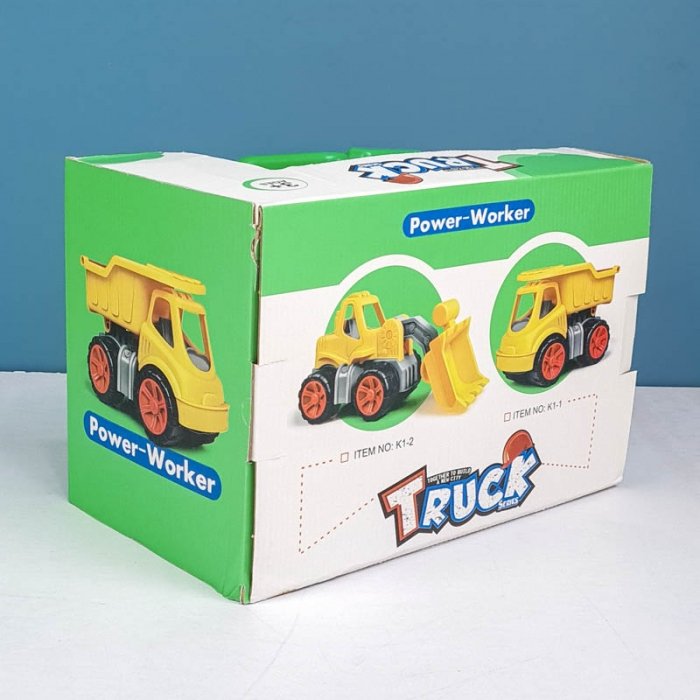 اسباب بازی کامیون خاکریز رنگ قرمز سبز کد k11B