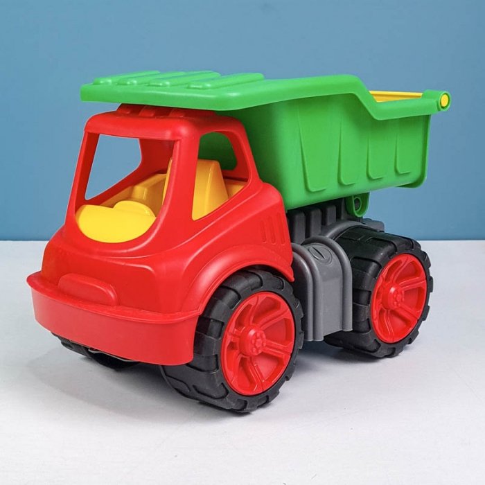 اسباب بازی کامیون خاکریز رنگ قرمز سبز کد k11B