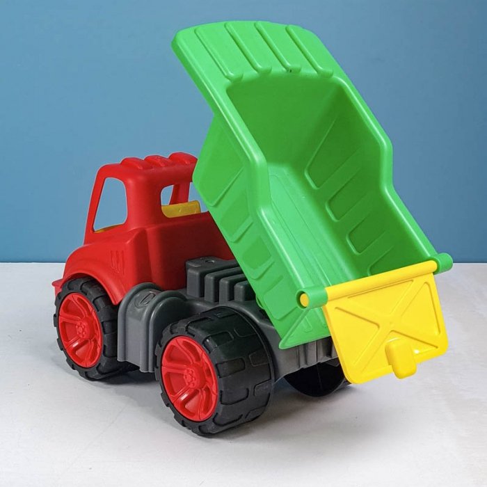 اسباب بازی کامیون خاکریز رنگ قرمز سبز کد k11B